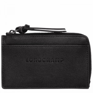 Longchamp 3D Card holder - Leather Black USA | 30034HCV001