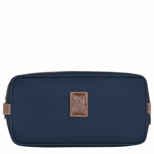 Longchamp Boxford Toiletry case - Recycled canvas Blue USA | L1034080127