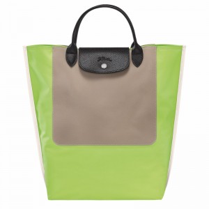 Longchamp Cabas M Tote bag - Canvas Green Light USA | 10264093355-