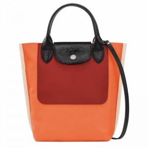 Longchamp Cabas XS Tote bag - Canvas Orange USA | 10263093P34