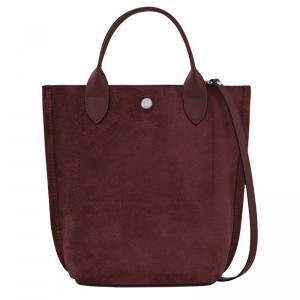 Longchamp Cabas XS Tote bag - Leather Burgundy USA | 10276HFO009