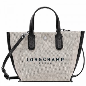 Longchamp Essential XS Handbag - Canvas White USA | 10259HSG037