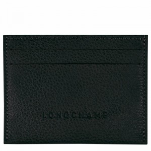 Longchamp Le FOULONNÉ Cardholder - Leather Black USA | L3218021001-