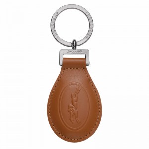 Longchamp Le FOULONNÉ Key-rings - Leather Caramel USA | L6926078F72-