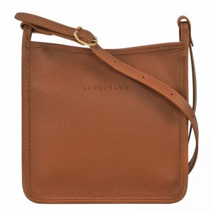 Longchamp Le FOULONNÉ S Crossbody bag - Leather Caramel USA | 10138021121