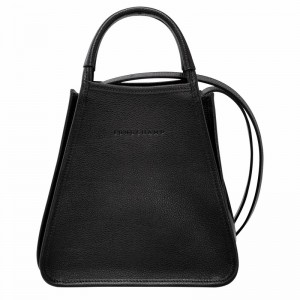 Longchamp Le FOULONNÉ S Handbag - Leather Bag Black | 10233021001