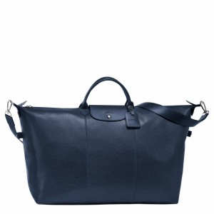 Longchamp Le FOULONNÉ S Travel bag - Leather Navy USA | L1624021556-