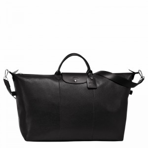 Longchamp Le FOULONNÉ S Travel bag - Leather Black USA | L1624021047