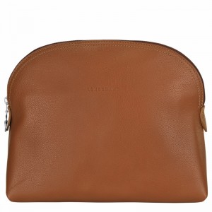 Longchamp Le FOULONNÉ Toiletry case - Leather Caramel USA | L1047021F72-