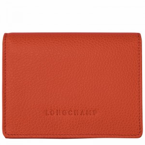 Longchamp Le FOULONNÉ Wallet - Leather Orange USA | 30021021685-