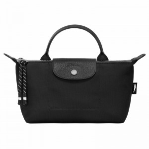 Longchamp Le Pliage Energy Pouch - Recycled canvas Black USA | 30030HSR001-