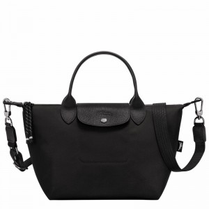 Longchamp Le Pliage Energy S Handbag - Recycled canvas Black USA | L1512HSR001