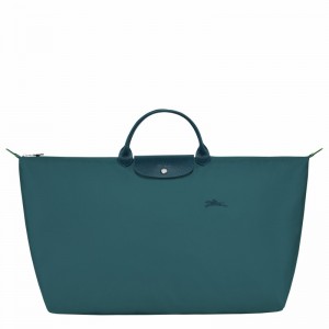 Longchamp Le Pliage Green M Travel bag - Recycled canvas Peacock USA | L1625919P89-