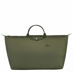 Longchamp Le Pliage Green M Travel bag - Recycled canvas Green USA | L1625919479-