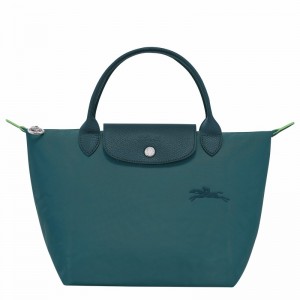 Longchamp Le Pliage Green S Handbag - Recycled canvas Peacock USA | L1621919P89