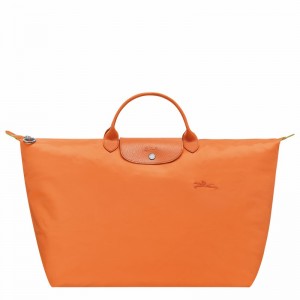 Longchamp Le Pliage Green S Travel bag - Recycled canvas Orange USA | L1624919P54