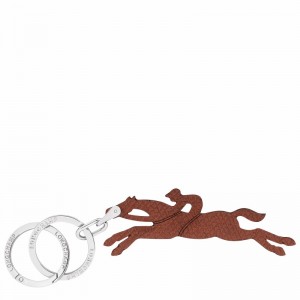 Longchamp Le Pliage Key rings - Leather Brown USA | 36075H17035