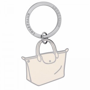 Longchamp Le Pliage Key rings - Metal White USA | 36070MET037