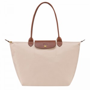 Longchamp Le Pliage Original L Tote bag - Recycled canvas White USA | L1899089P71