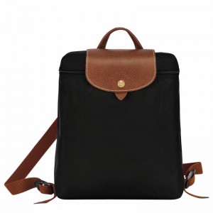 Longchamp Le Pliage Original M Backpack - Recycled canvas Black USA | L1699089001