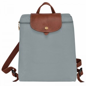 Longchamp Le Pliage Original M Backpack - Recycled canvas Grey USA | L1699089P80