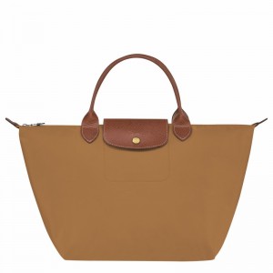 Longchamp Le Pliage Original M Handbag - Recycled canvas Khaki USA | L1623089P86