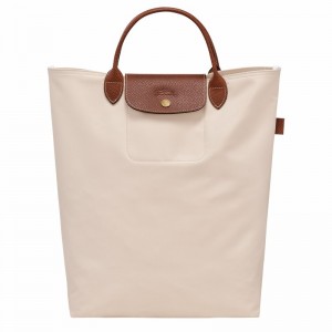 Longchamp Le Pliage Original M Tote bag - Canvas White USA | 10168089P71-