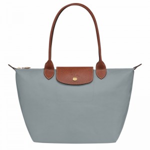 Longchamp Le Pliage Original M Tote bag - Recycled canvas Grey USA | L2605089P80