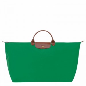 Longchamp Le Pliage Original M Travel bag - Recycled canvas Green USA | L1625089P88