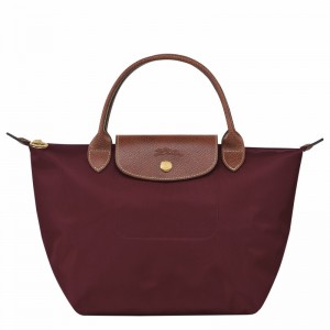 Longchamp Le Pliage Original S Handbag - Recycled canvas Burgundy USA | L1621089P87