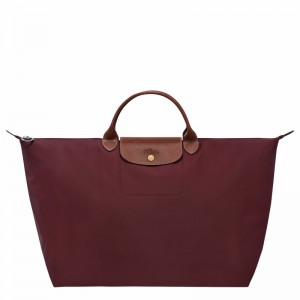 Longchamp Le Pliage Original S Travel bag - Recycled canvas Burgundy USA | L1624089P87-