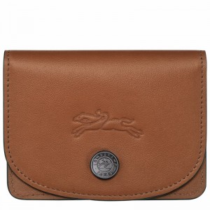 Longchamp Le Pliage Xtra Card holder - Leather Brown USA | 30039987504-