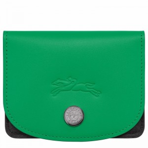 Longchamp Le Pliage Xtra Card holder - Leather Green USA | 30039HFJ129-