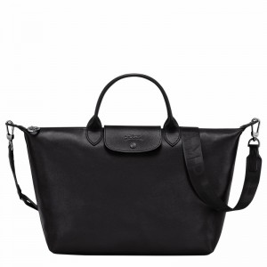 Longchamp Le Pliage Xtra L Handbag - Leather Bag Black | 10201987001