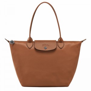 Longchamp Le Pliage Xtra M Tote bag - Leather Brown USA | L2605987504