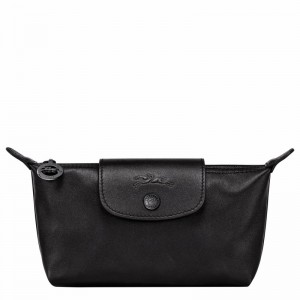 Longchamp Le Pliage Xtra Pouch - Leather Black USA | 34174987001