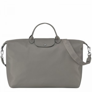 Longchamp Le Pliage Xtra S Travel bag - Leather Grey USA | L1624987P55-