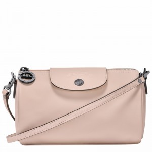 Longchamp Le Pliage Xtra XS Crossbody bag - Leather Beige USA | 10255987542