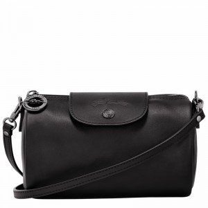 Longchamp Le Pliage Xtra XS Crossbody bag - Leather Black USA | 10255987001