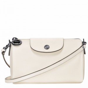 Longchamp Le Pliage Xtra XS Crossbody bag - Leather White USA | 10255987037