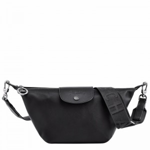 Longchamp Le Pliage Xtra XS Crossbody bag - Leather Black USA | 10212987001