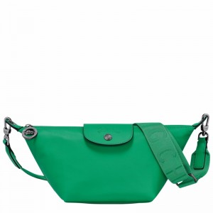 Longchamp Le Pliage Xtra XS Crossbody bag - Leather Green USA | 10212987249-