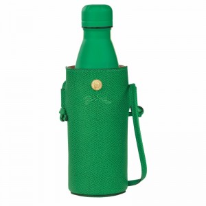 Longchamp ÉPURE Bottle holder - Leather Green USA | 34186HYZ129