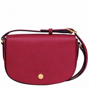 Longchamp ÉPURE S Crossbody bag - Leather Fuchsia USA | 10253HYZJ13