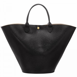 Longchamp ÉPURE XL Tote bag - Leather Black USA | 10260HYZ001