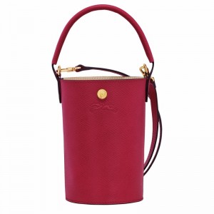 Longchamp ÉPURE XS Crossbody bag - Leather Fuchsia USA | 10213HYZJ13