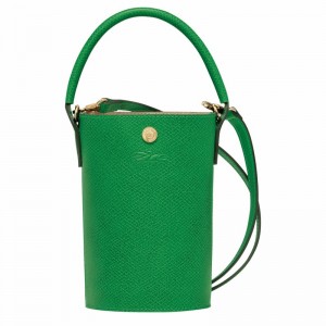 Longchamp ÉPURE XS Crossbody bag - Leather Green USA | 10213HYZ129