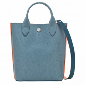 Longchamp ÉPURE XS Tote bag - Leather Blue USA | 10269HFH427