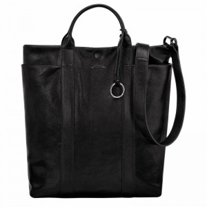 Longchamp Parisis M Tote bag - Leather Black USA | 10265HFC001