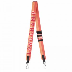 Longchamp Shadow Shoulder strap - Canvas Coral USA | 34073H50313-